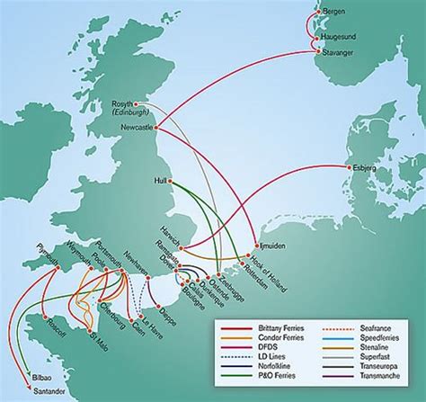 cheapest ferry crossings from uk.